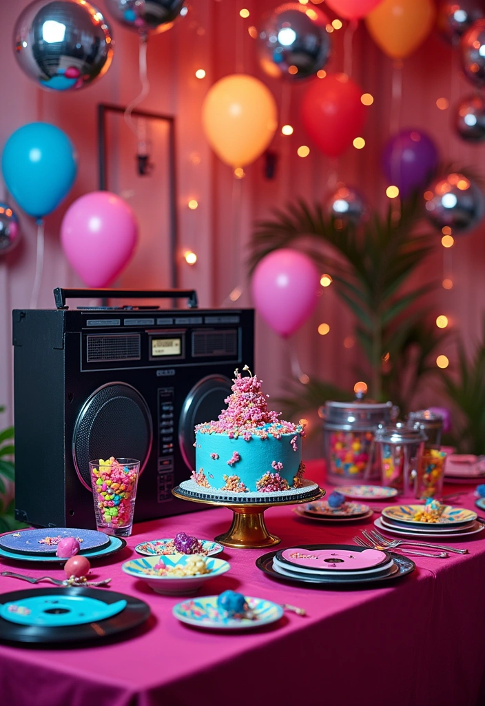 10 Best Birthday Party Themes for 2025 – Get Inspired with Stunning Decorations & Must-Have Supplies! - 2. Retro 80s Party