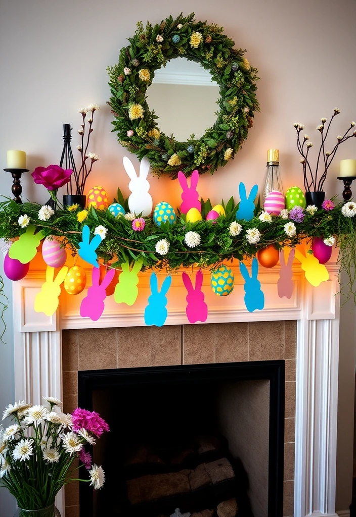 10 Charming Easter Home Decor Ideas That Won't Break the Bank! - 10. DIY Easter Garland