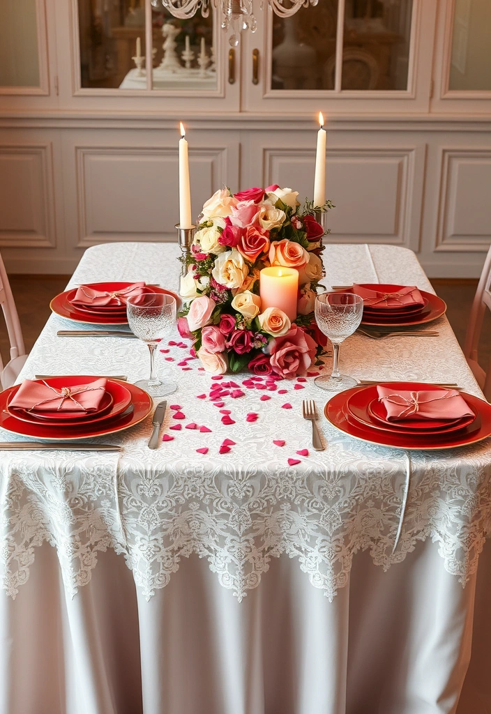 12 Stylish Valentine's Day Party Decorations That Won't Break the Bank! - 3. Romantic Table Settings