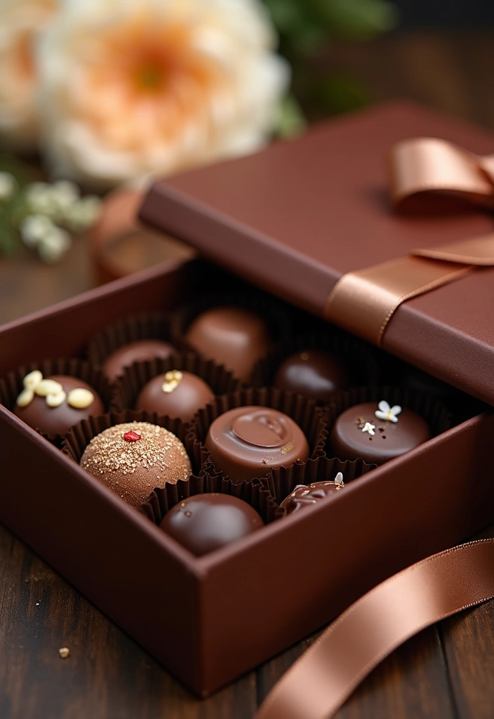 15 Best Women’s Day Gifts That She Will Adore - 15. Gourmet Chocolate Box