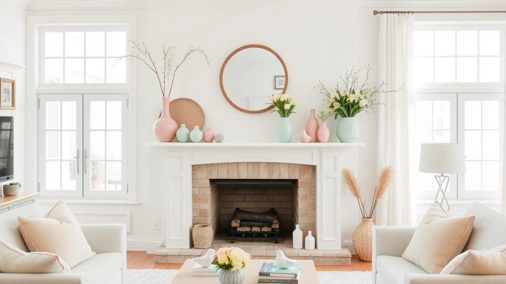 15 Fresh Spring Mantel Inspirations That Will Brighten Your Home!