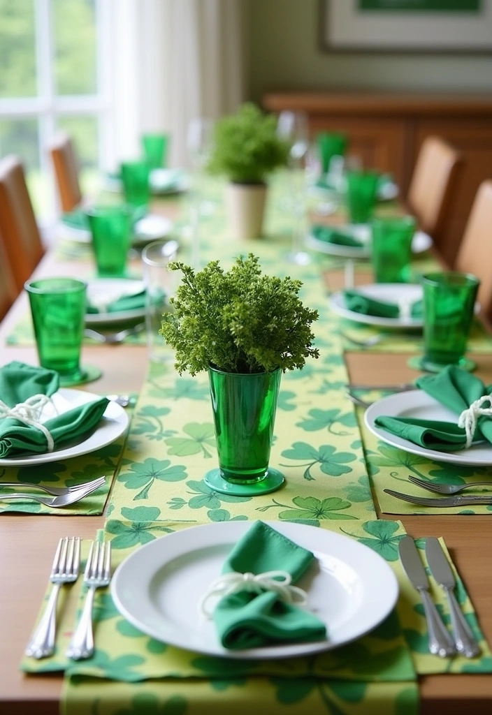 16 Best St. Patrick’s Day Party Decorations - 13. St. Patrick's Day Table Mats