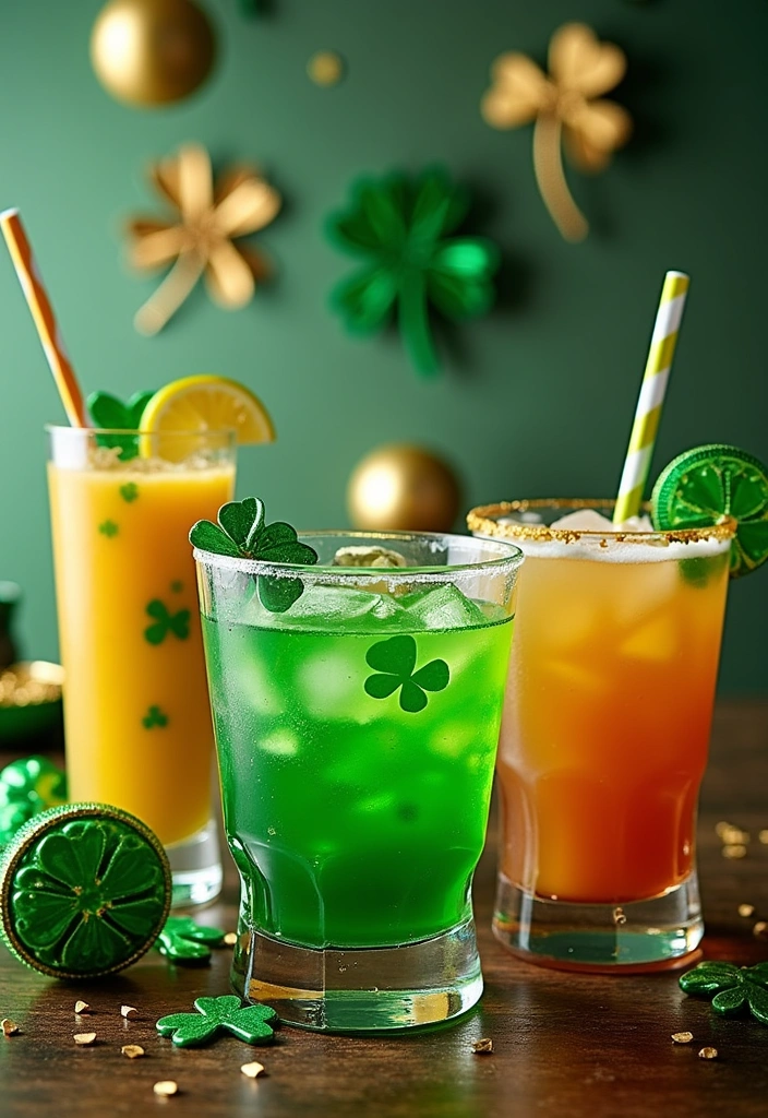 16 Best St. Patrick’s Day Party Decorations - 15. Themed Drinkware