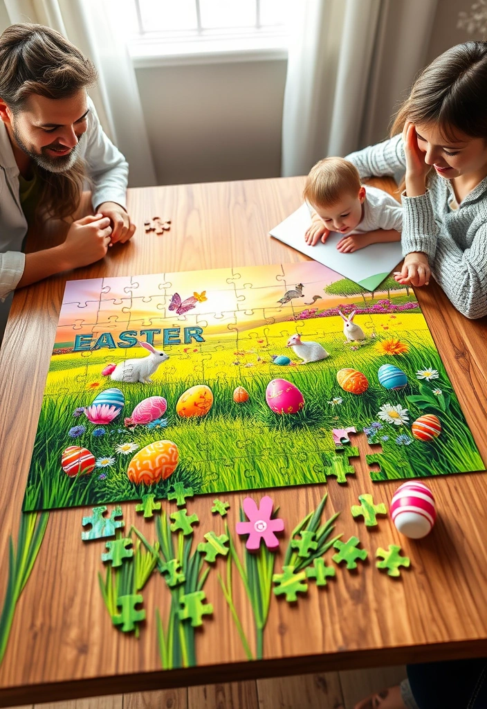 16 Unique Easter Gift Ideas That Will Wow Your Loved Ones! - 7. Easter-themed Puzzle